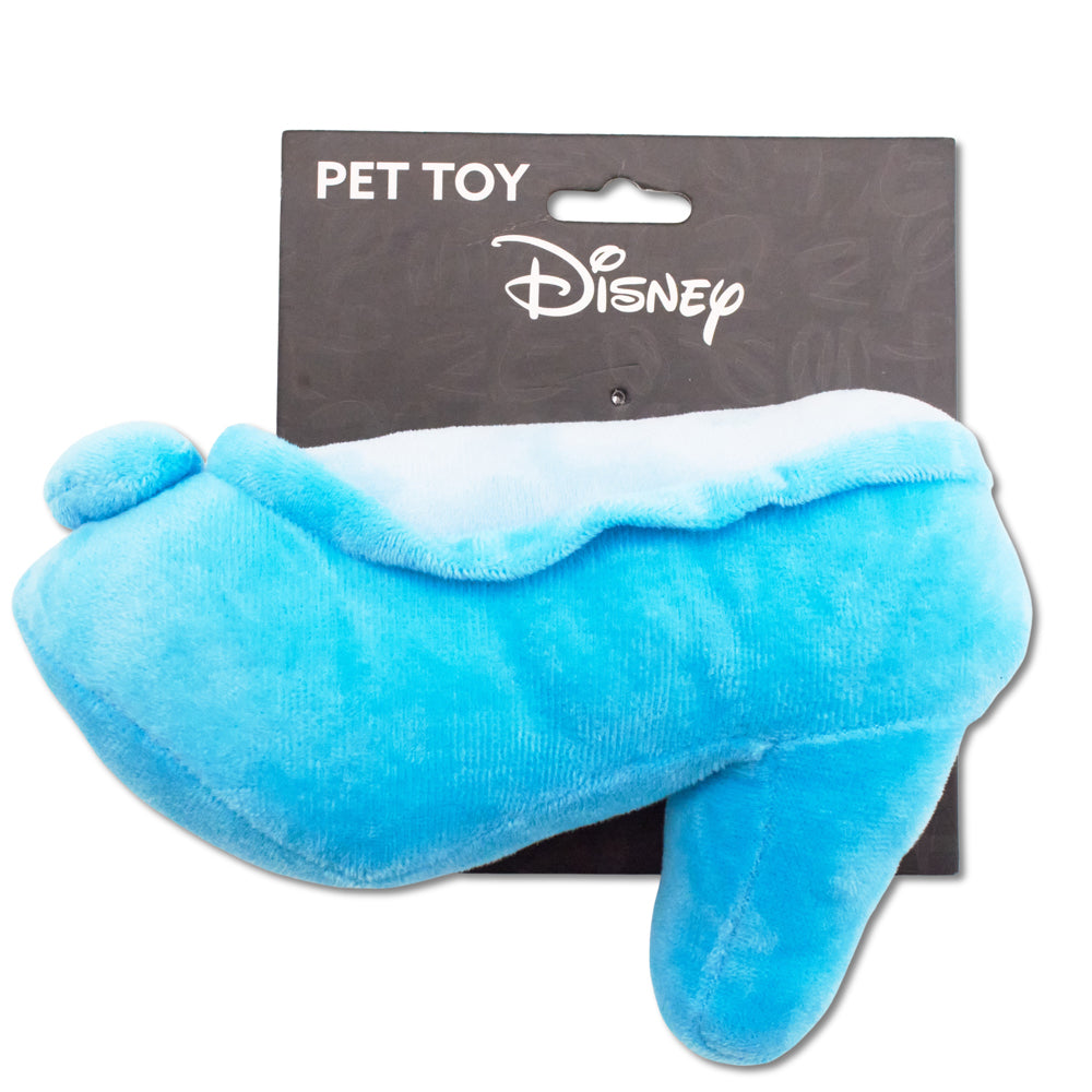 Dog Toy Squeaker Plush - Cinderella Slipper Replica Light Blue