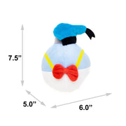 Dog Toy Squeaker Plush - Disney Donald Duck Christmas Ornament Replica