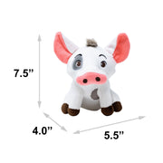 Dog Toy Squeaker Plush - Moana Pua Full Body Sitting Pose