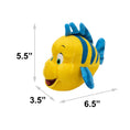 Load image into Gallery viewer, Dog Toy Squeaker Plush - The Little Mermaid Flounder Full Body Pose

