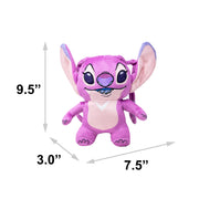 Dog Toy Squeaker Plush - Lilo and Stitch Angel Smiling Full Body Standing Pose