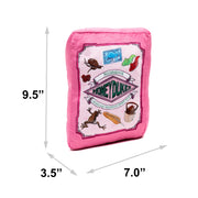 Dog Toy Squeaker Plush - Harry Potter Honeydukes Sweet Shop Candy Box Replica