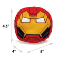 Load image into Gallery viewer, Dog Toy Ballistic Squeaker - Iron Man Face Red
