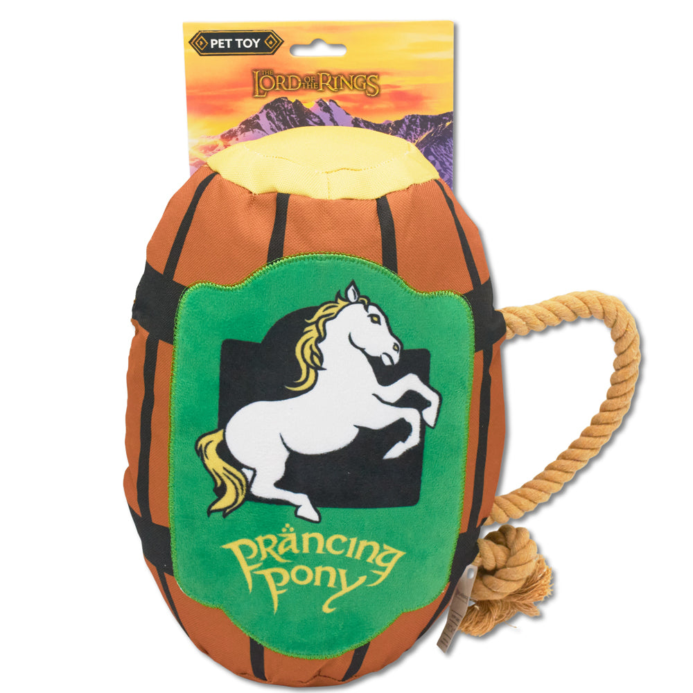 Dog Toy Squeaker Plush - Lord of the Rings PRANCING PONY Pint Mug