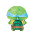 Load image into Gallery viewer, Dog Toy Squeaker Plush - Teenage Mutant Ninja Turtles Leonardo Full Body Sword Pose Blue
