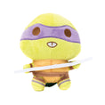 Load image into Gallery viewer, Dog Toy Squeaker Plush - Teenage Mutant Ninja Turtles Donatello Full Body Staff Pose Purple
