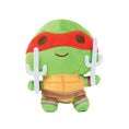 Load image into Gallery viewer, Dog Toy Squeaker Plush - Teenage Mutant Ninja Turtles Raphael Full Body Sais Pose Red
