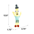 Load image into Gallery viewer, Dog Toy Squeaker Plush - Rick and Morty Mr. Poopybutthole Full Body Pose
