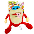 Load image into Gallery viewer, Dog Toy Squeaker Plush - The Ren and Stimpy Show Stimpy Full Body Pose
