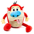 Load image into Gallery viewer, Dog Toy Squeaker Plush - The Ren and Stimpy Show Stimpy Full Body Pose
