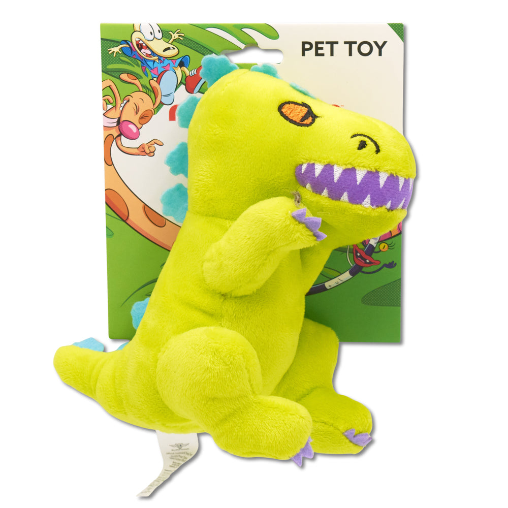 Dog Toy Squeaker Plush - Rugrats Reptar Full Body Pose