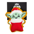 Load image into Gallery viewer, Dog Toy Squeaker Plush - Star Wars Holiday Grogu Santa Cookie Replica
