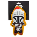 Load image into Gallery viewer, Dog Toy Squeaker Plush - Star Wars Holiday Mandalorian Santa Cookie Replica
