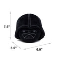 Load image into Gallery viewer, Dog Toy Squeaker Plush - Darth Vader Helmet Black
