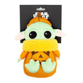 Load image into Gallery viewer, Dog Toy Squeaker Plush - Star Wars Halloween Grogu Pumpkin Sitting Pose
