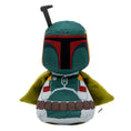 Load image into Gallery viewer, Dog Toy Squeaker Plush - Star Wars Boba Fett Big Head Pose
