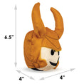 Load image into Gallery viewer, Dog Toy Squeaker Plush - Loki Smirking Face Round
