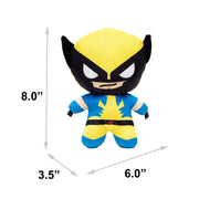 Dog Toy Squeaker Plush - X-Men Wolverine Full Body Standing Pose