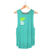 Fitness Goal | Dog Lover Sleeveless Tank | Gift for Dog Moms