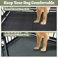Load image into Gallery viewer, 37" Stackable Heavy Duty Dog Kennel features a raised metal floor grid and a leak-proof plastic tray for comfort and cleanlin
