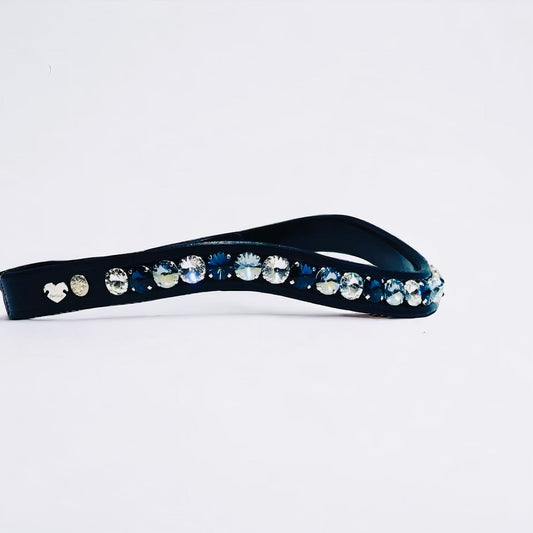 Delight Browband #3 – Montana, Blue Shade & Crystal