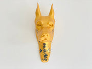 Designer Luxury Doberman in Gold