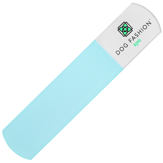 White Glass Nail File by Dog Fashion Spa professional dog grooming tool Southlake Paws