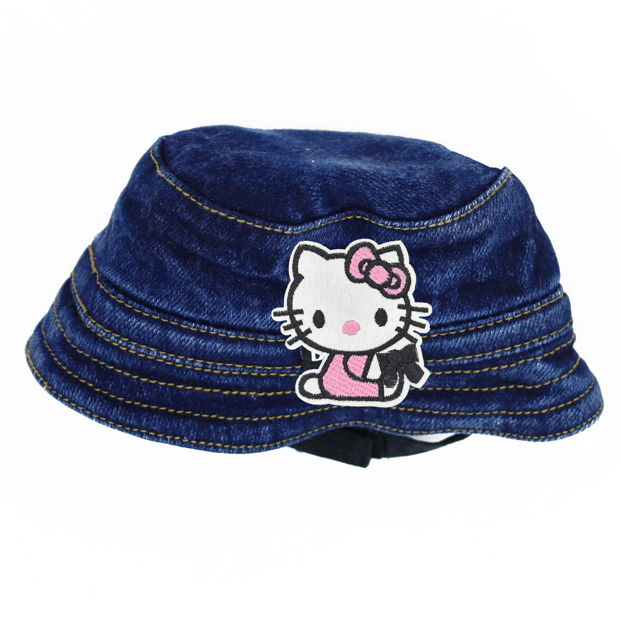 Dog Denim Bucket Hat - Hello Kitty for dogs