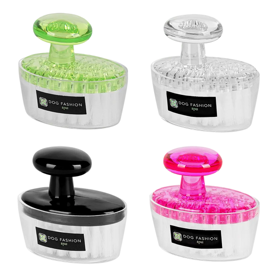 Set of 4 Face and Paw Brush by Dog Fashion Spa