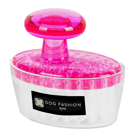 Pink Face and Paw Brush by Dog Fashion Spa