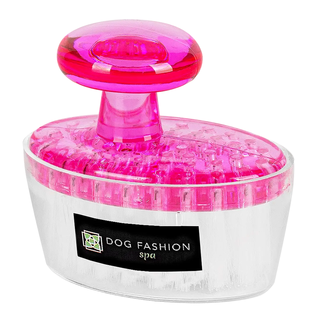Pink Face and Paw Brush by Dog Fashion Spa