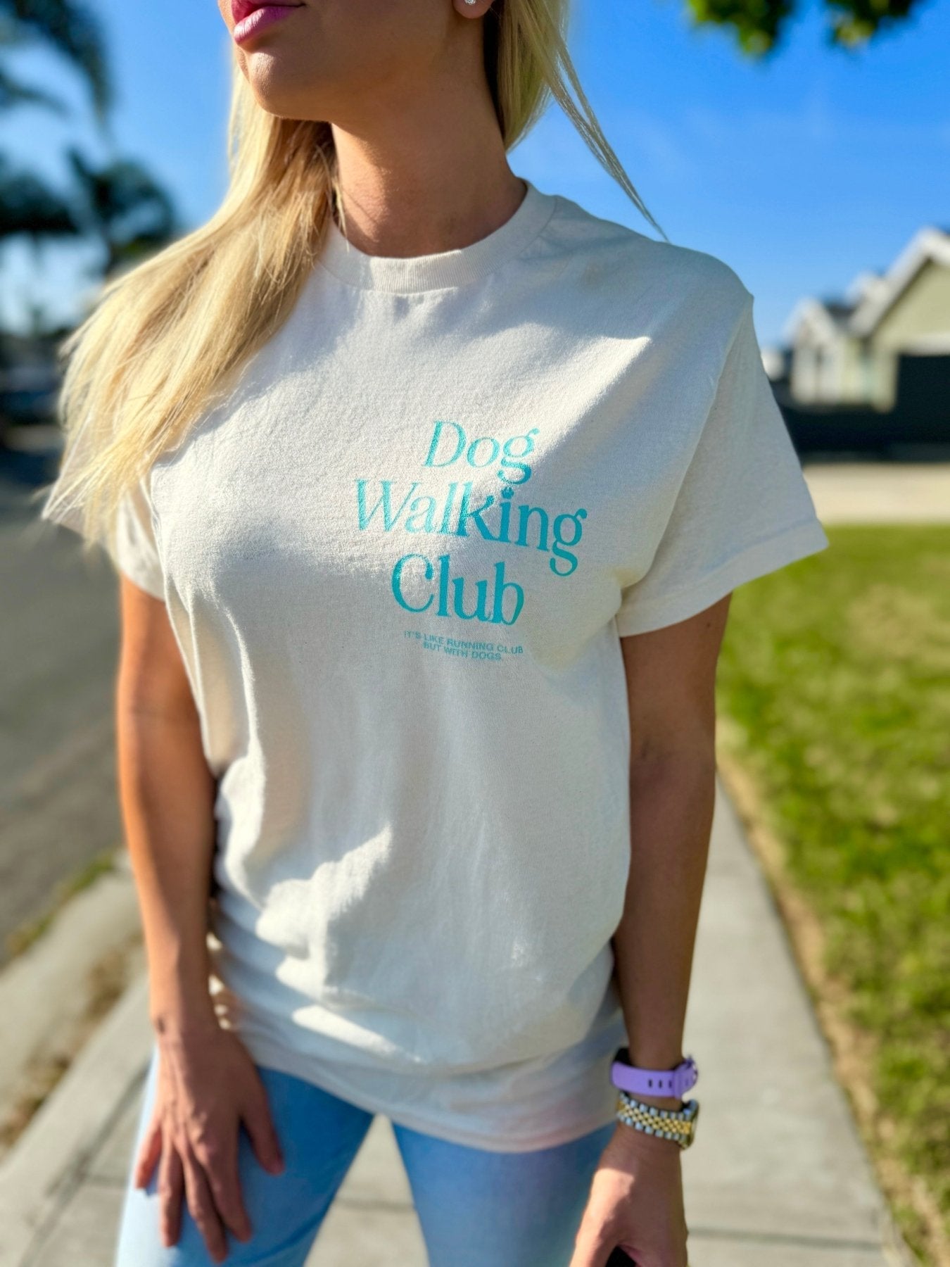 Dog Walking Club T-Shirt | Present for Dog Lovers & Owners