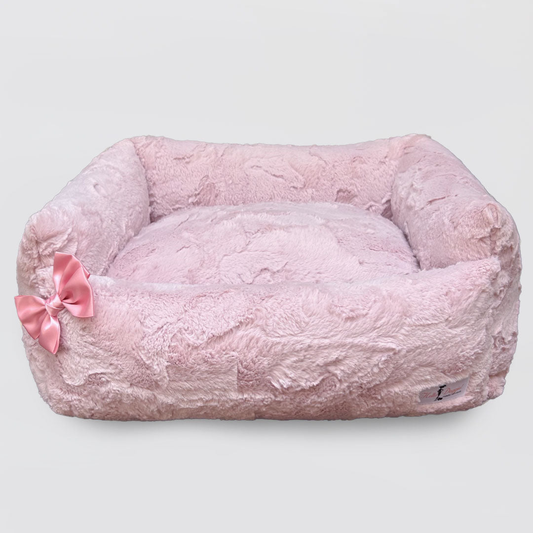 Dolce Vita Dog Satin Handmade Handmade in the USA Bed - Luxury Dog Bed from Southlake Paws