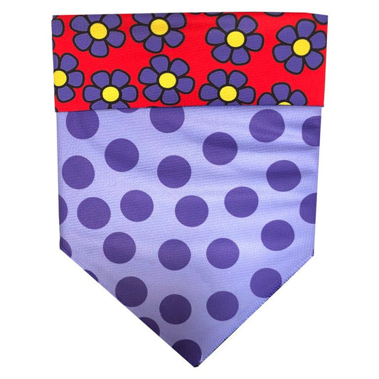 Purple Dots/Daisies