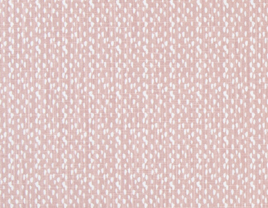 SlumberJax Dottie Blush Dozer features a soft pink fabric with a subtle white dotted pattern, ideal for pet comfort.