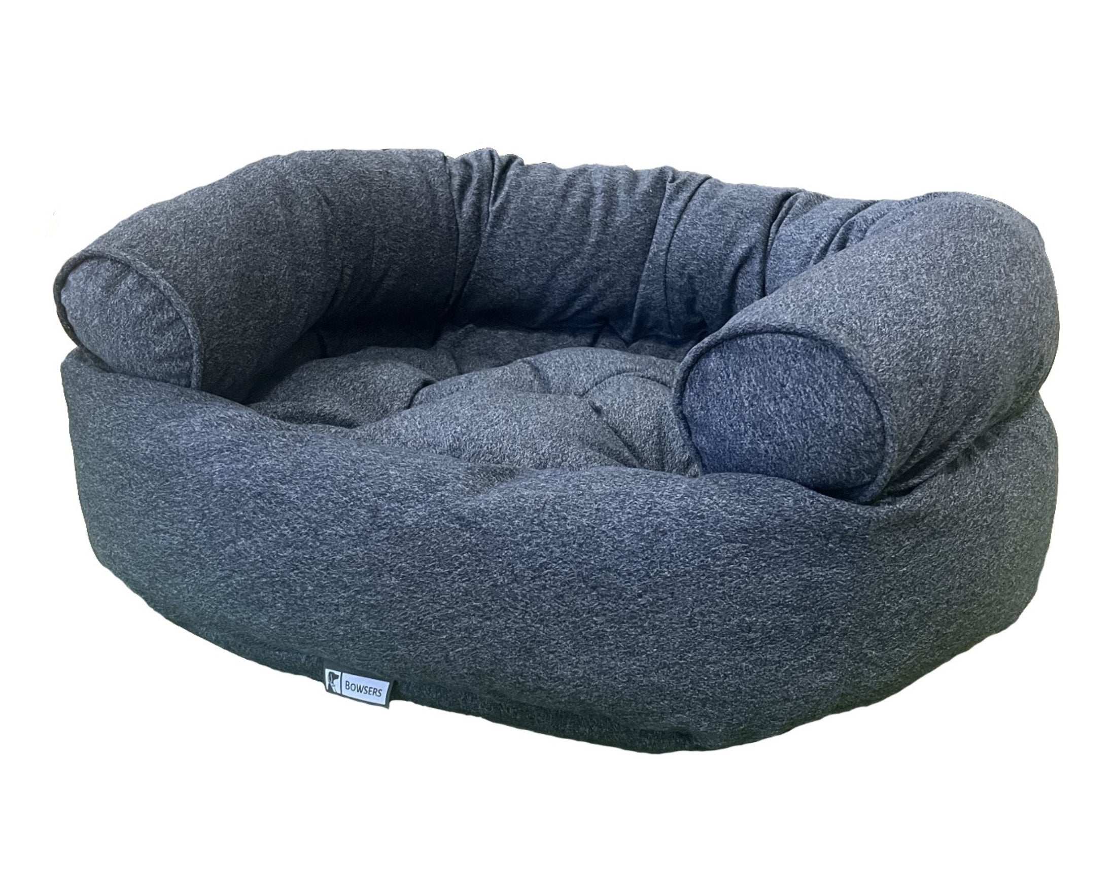 Bowsers Double Donut Calming Dog Bed in arctica