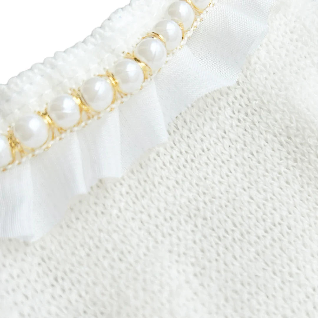 Dream Pearls Dog Sweater Pink
