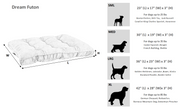 Dream Futon Size Chart