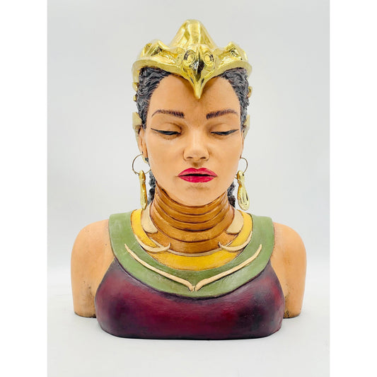 Dryope Sculpture - Gold Chrome Helmet - gold chrome helmet dryope sculpture, luxury sculpture, product image 2