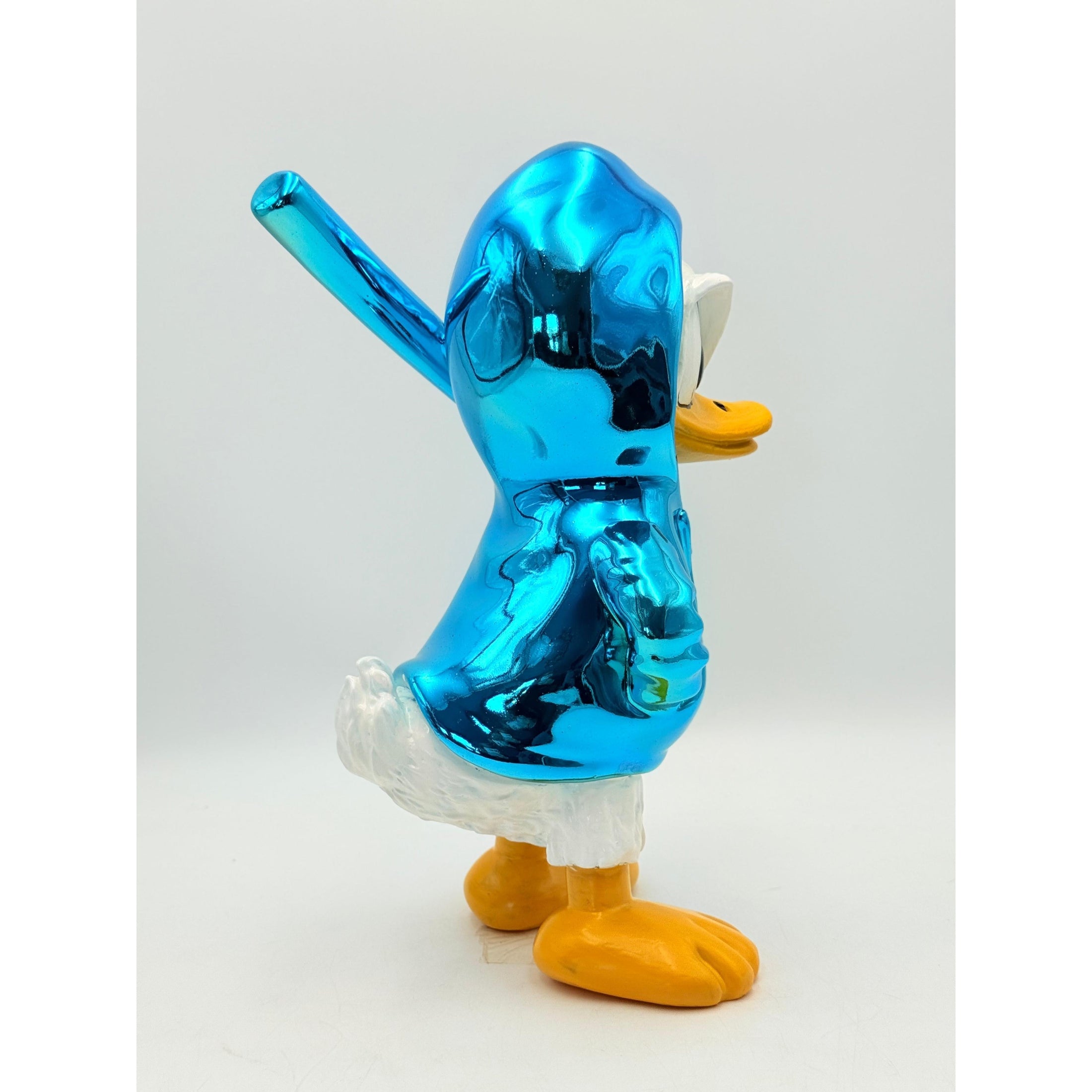 DUXX Sculpture - Blue Chrome Edition - blue chrome duxx sculpture, luxury sculpture, product image 3