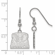 Sterling Silver University of Alabama Small Logo Dangle Earrings