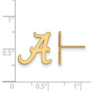 14k Yellow Gold University of Alabama Small Post Earrings