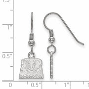 Sterling Silver University of Alabama XS (Tiny) Dangle Earrings