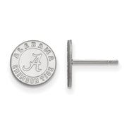 14k White Gold University of Alabama XS (Tiny) Post Earrings