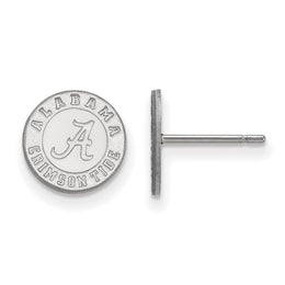14k White Gold University of Alabama XS (Tiny) Post Earrings