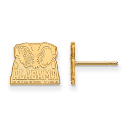 14k Yellow Gold University of Alabama XS (Tiny) Logo Post Earrings