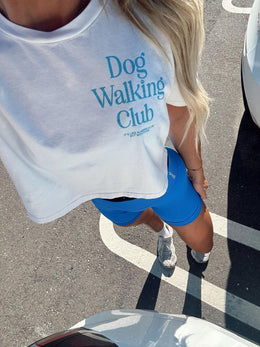 Dog Walking Club Crop Top | Gift for Dog Lovers & Pup Owners