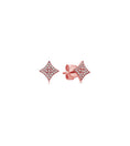 Load image into Gallery viewer, OLIVE & CHAIN Diamond Firework Stud Earring - Yellow Gold, Pair
