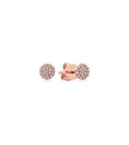 Load image into Gallery viewer, OLIVE & CHAIN Diamond Round Stud Earring - Yellow Gold, Small, Pair
