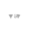 Load image into Gallery viewer, OLIVE & CHAIN Diamond Triangle Stud Earring - Yellow Gold, Small, Single
